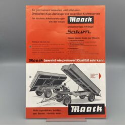 MAACK Prospekt Dreiseiten-Kipp-Anhänger "SATURN"