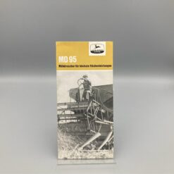 JOHN DEERE LANZ Prospekt Mähdrescher MD95 vintage brochure