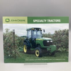 JOHN DEERE Prospekt Specialty Tractors (Englisch!)