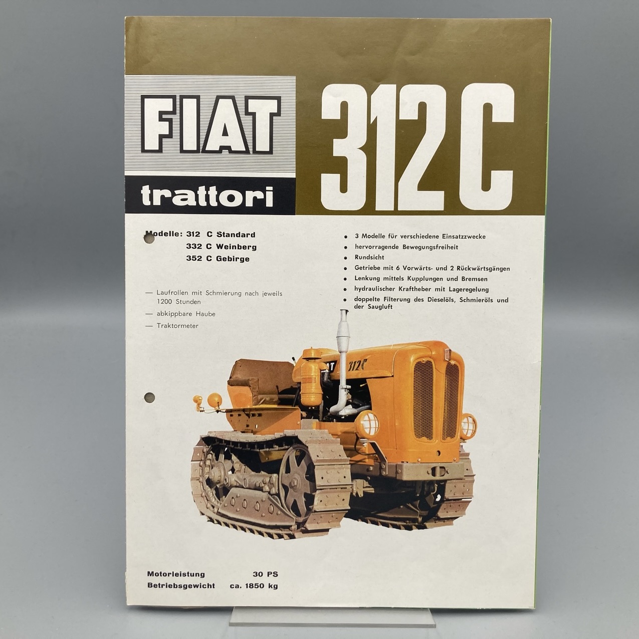 FiatTrattori Prospekt Traktor 312C/332C/352C