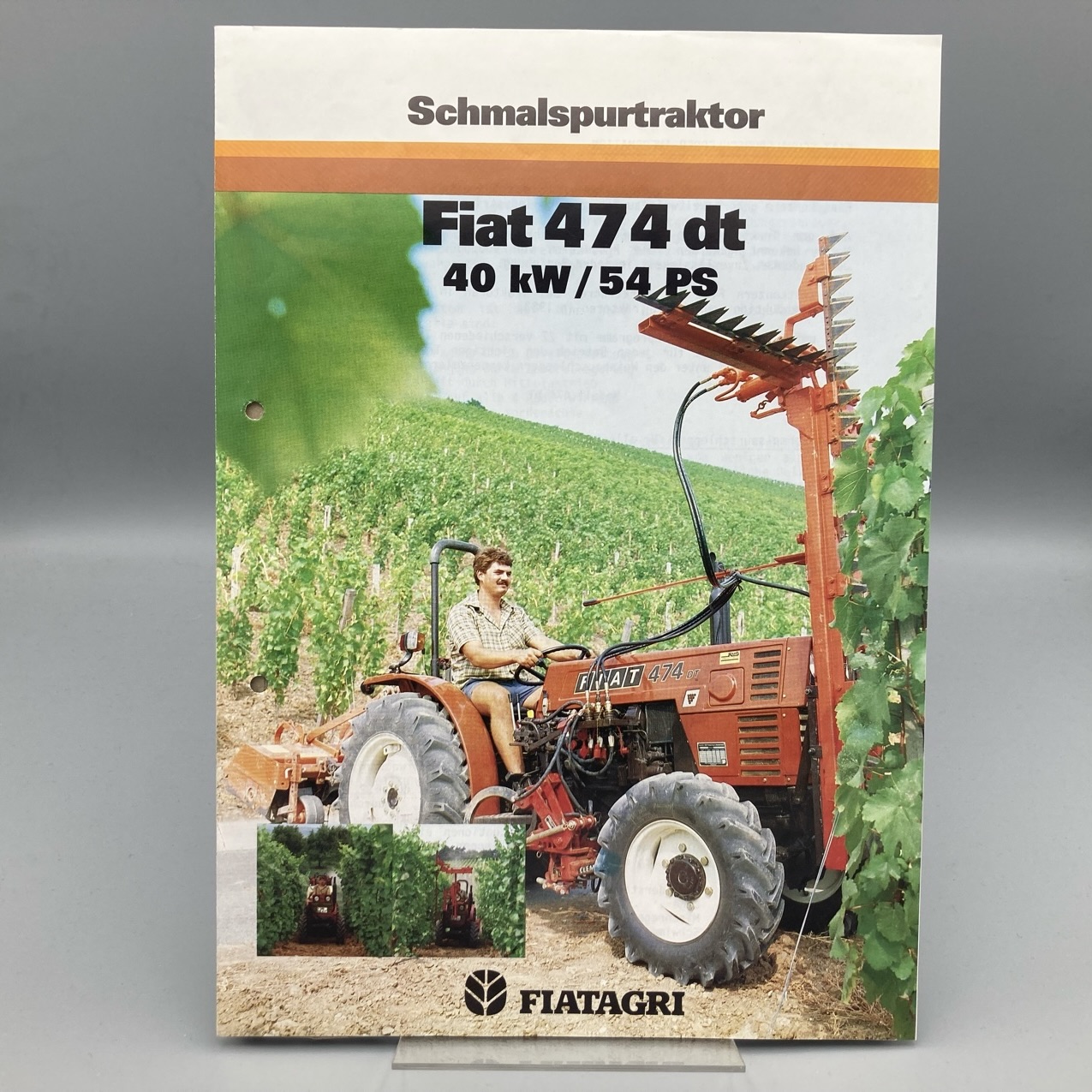 FIAT FIATAGRI Prospekt Schmalspurtraktor 474dt