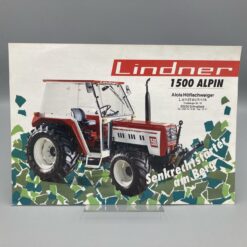 LINDNER Prospekt Traktor 1500 ALPIN