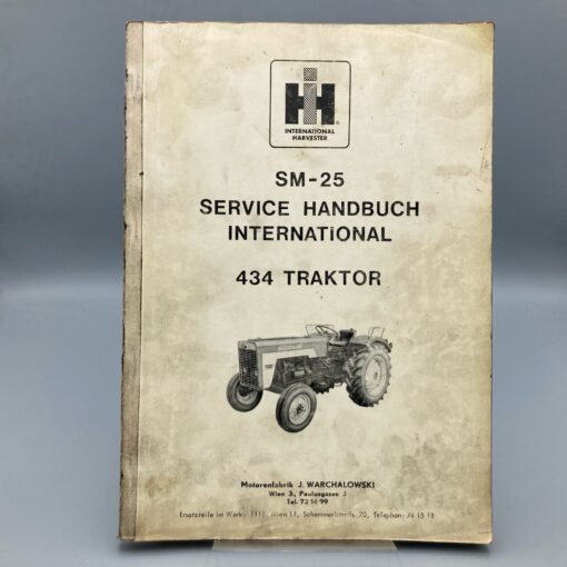 IHC INTERNATIONAL Service Handbuch zum Traktor 434