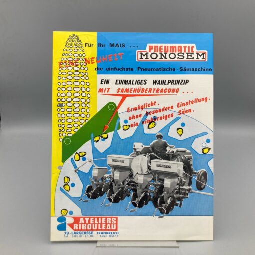 MONOSEM Prospekt pneumatische Sämaschine