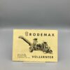 RODEMAX Prospekt Möhrenvollernter