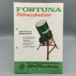 FORTUNA Prospekt Rübenschnitzler