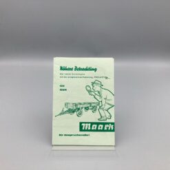 MAACK Prospekt Anhänger GU/GUK