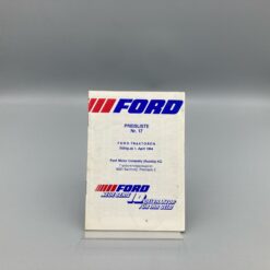 FORD Preisliste Nr. 17 Traktoren ab 04/1984