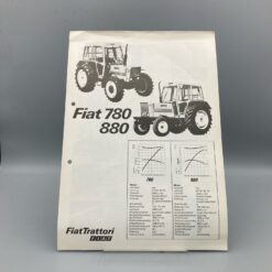 FiatTrattori Prospekt Traktor Fiat 780/880