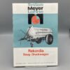 MEYER-LOHNE Prospekt Saug-Druckwagen "Rekordia"