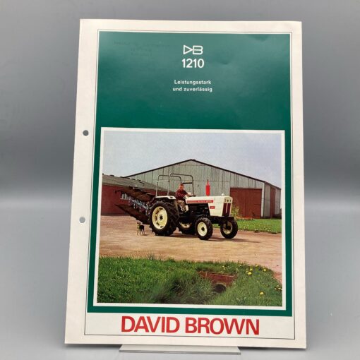 DAVID BROWN Prospekt Traktor DB 1210