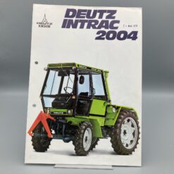 DEUTZ-FAHR Prospekt Traktor Intrac 2004