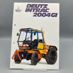 DEUTZ FAHR Prospekt Traktor Intrac 2004 GI