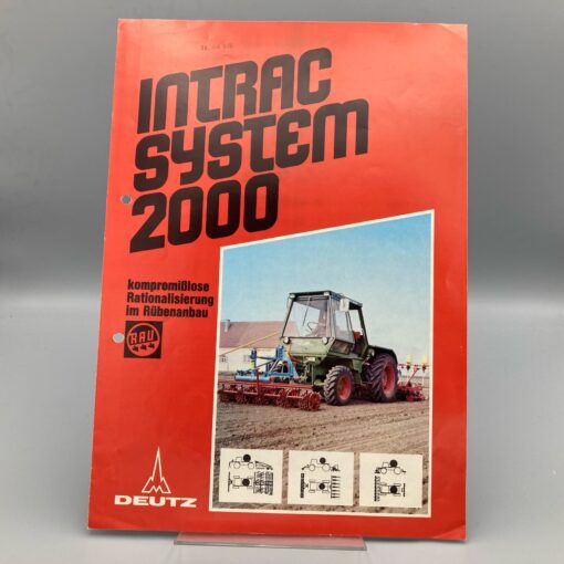 DEUTZ Prospekt Traktor Intrac System 2000