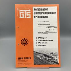 GTS Prospekt Untergrundpacker-Krümelegge