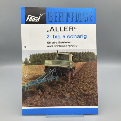FROST Prospekt Beetpflüge "ALLER"