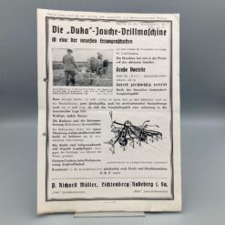 R. MÜLLER Prospekt DUKA-Jauche-Drillmaschine