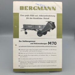 BERGMANN Prospekt Stalldungstreuer und Vielzweckwagen