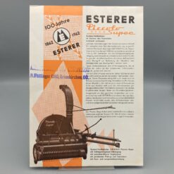 ESTERER Prospekt Feldhäcksler "Picolo Super"