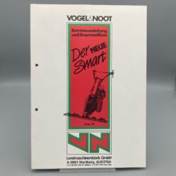 Vogel&Noot Betriebsanleitung u. Ersatzteilliste Motormäher VN-SMART