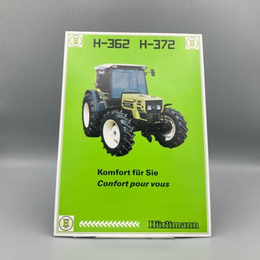 HÜRLIMANN Prospekt Traktor H-362 H-372