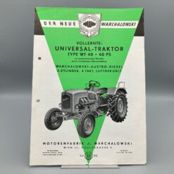 WARCHALOWSKI Prospekt Vollernte-Universal-Traktor WT40