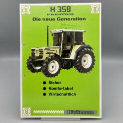 HÜRLIMANN Prospekt Traktor H-358 Prestige