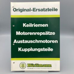 HÜRLIMANN Prospekt Original-Ersatzteile
