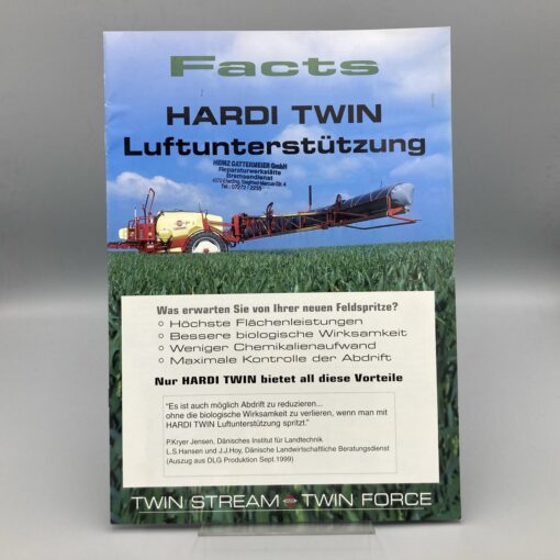 HARDI Prospekt Luftunterstützung HARDI TWIN