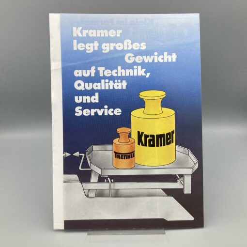 KRAMER Prospekt Kommunal-Fahrzeug TREMO 601