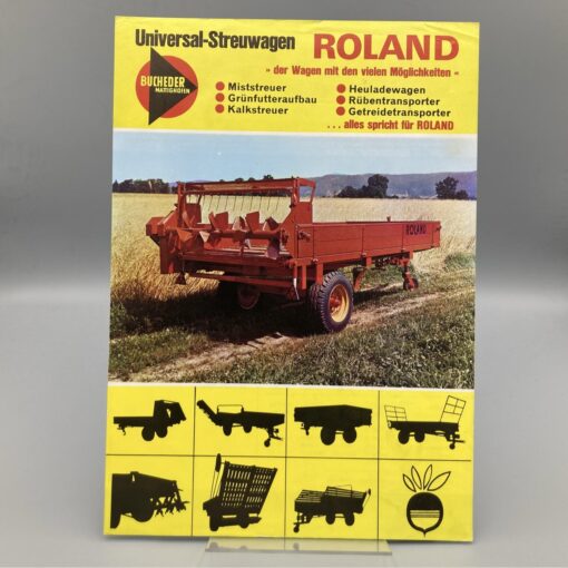 BUCHEDER Prospekt Universal-Streuwagen "Roland"