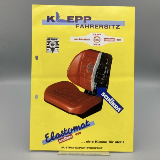 KLEPP Prospekt Fahrersitz