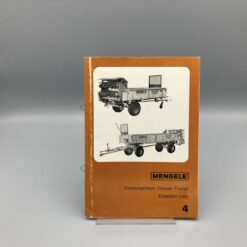 MENGELE Ersatzteilliste Stalldungstreuer Doppel-Trumpf