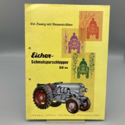 EICHER Prospekt Schmalspurschlepper 28PS