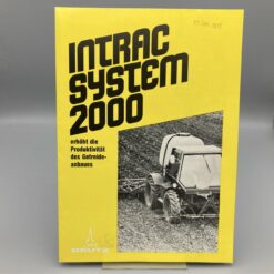 DEUTZ Prospekt Traktor Intrac System 2000