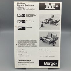 BERGER Prospekt Bergmistzetter "Messi"