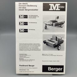 BERGER Prospekt Bergmistzetter "Messi"