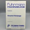 FUHRMANN Preisliste Einachs-Fahrzeuge 1979