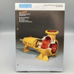 EGGER Prospekt Dickstoffpumpen-Programm Baureihe D