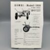 EHGARTNER Prospekt KOMBI-Modell1958 Allzweckfahrzeug (beschädigt!)