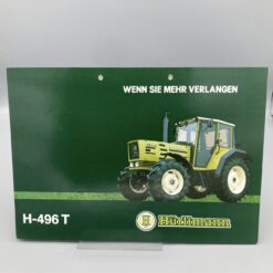 HÜRLIMANN Prospekt Traktor H-496T
