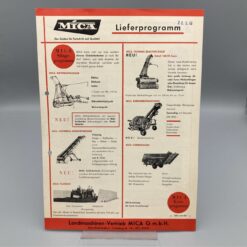 MICA Prospekt Lieferprogramm