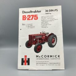 IHC McCORMICK Prospekt Traktor B-275