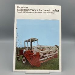 HESSTON Prospekt selbstfahrender Schwadmäher