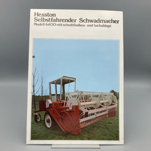 HESSTON Prospekt selbstfahrender Schwadmäher