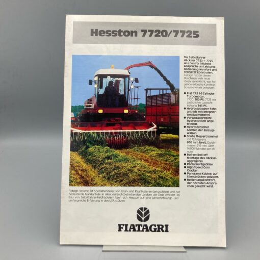 HESSTON FIATAGRI Prospekt selbstfahrender Schwadmäher