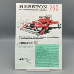 HESSTON Prospekt selbstfahrender Schwadmäher 260