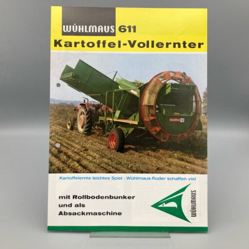 WÜHLMAUS Prospekt Kartoffel-Vollernter 611