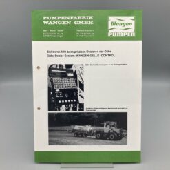 WANGEN Prospekt Gülle-Dosier-System