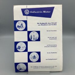 Volkswagen Prospekt VW Industrie-Motor